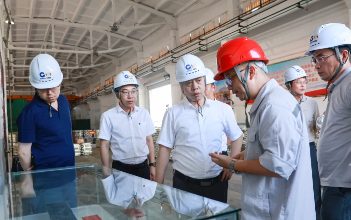 中国有色矿业集团到bv1946伟德官网来冶公司、设计研究院调研交流